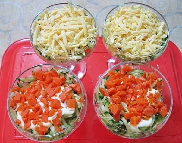 Салат с тунцом