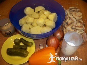 Картофельный рулет