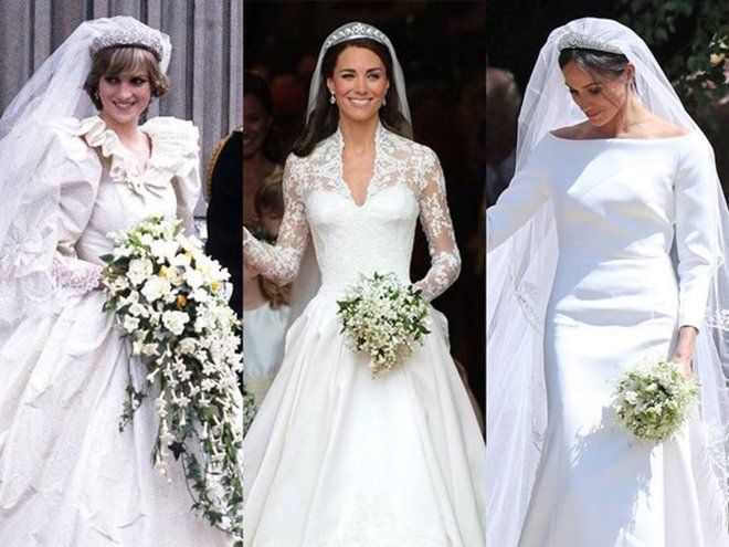 Свадебные букеты невест в британской королевской семье