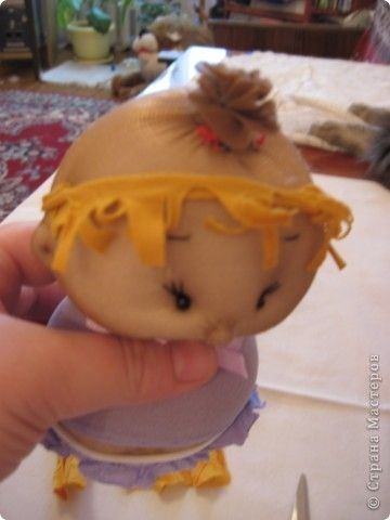 Мастер-класс,  Шитьё, : Радужные пупсы Капрон, Тесьма . Фото 54