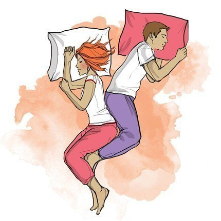 О чем говорят ночные позы во время сна? Позы, в которых вы засыпаете с любимым человеком, могут кое-что рассказать о ваших отношениях. Порой даже то, что скрыто от вас самих. Выберите позу, в которой вы засыпаете и читайте результаты теста