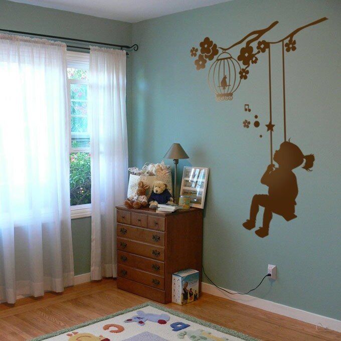 художественное декорирование детской комнаты