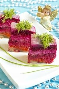 Сельдь по шубой с сыром