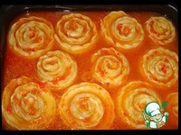 "Улитки" с мясом ингредиенты