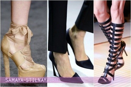 Какую обувь носить весной 2013 фото Vera Wang, Christian Dior, Versace