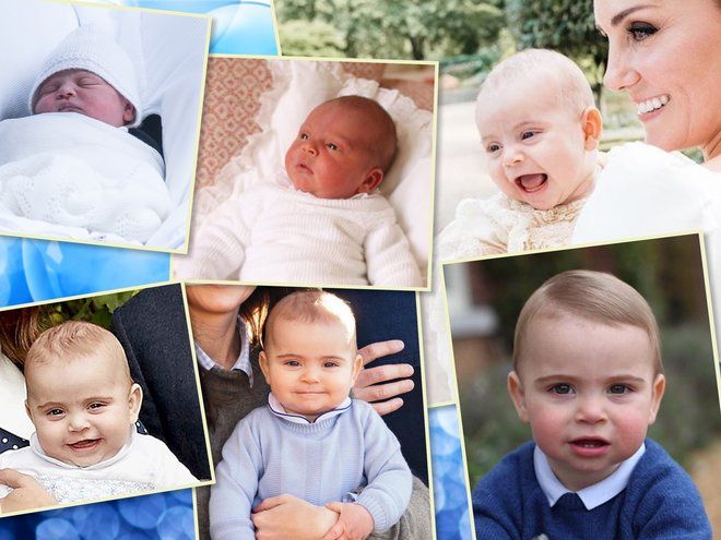 Принц Луи от рождения до года