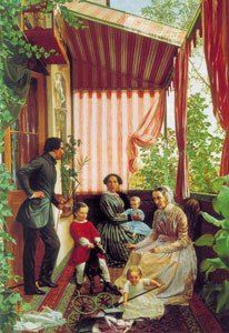 Славянский Ф. М. Семейная картина