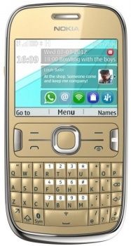 Nokia Asha 302 (золотистый)