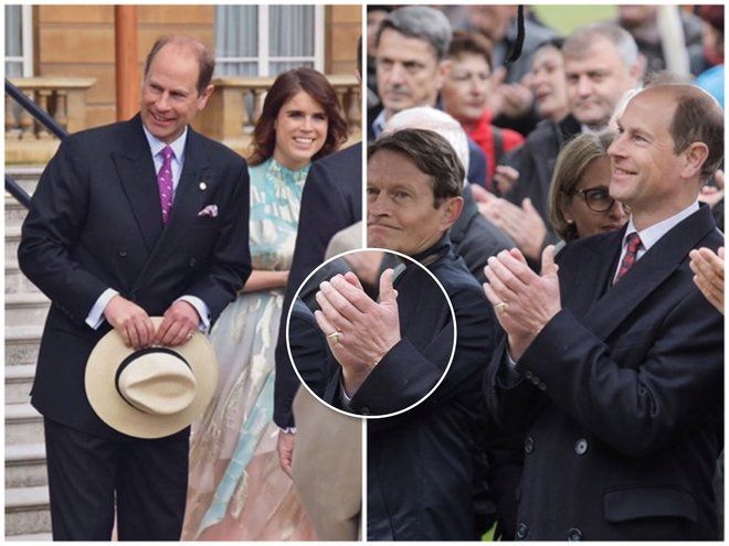 Принц Эдвард носит обручальное кольцо на мизинце