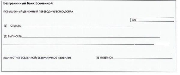 чек изобилия