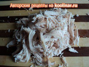 Салат в корзинке.