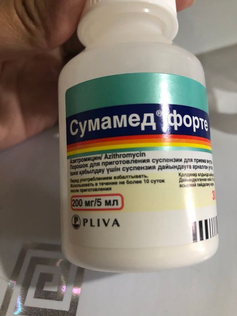 Суспензия сумамед форте Суспензия сумамед форте